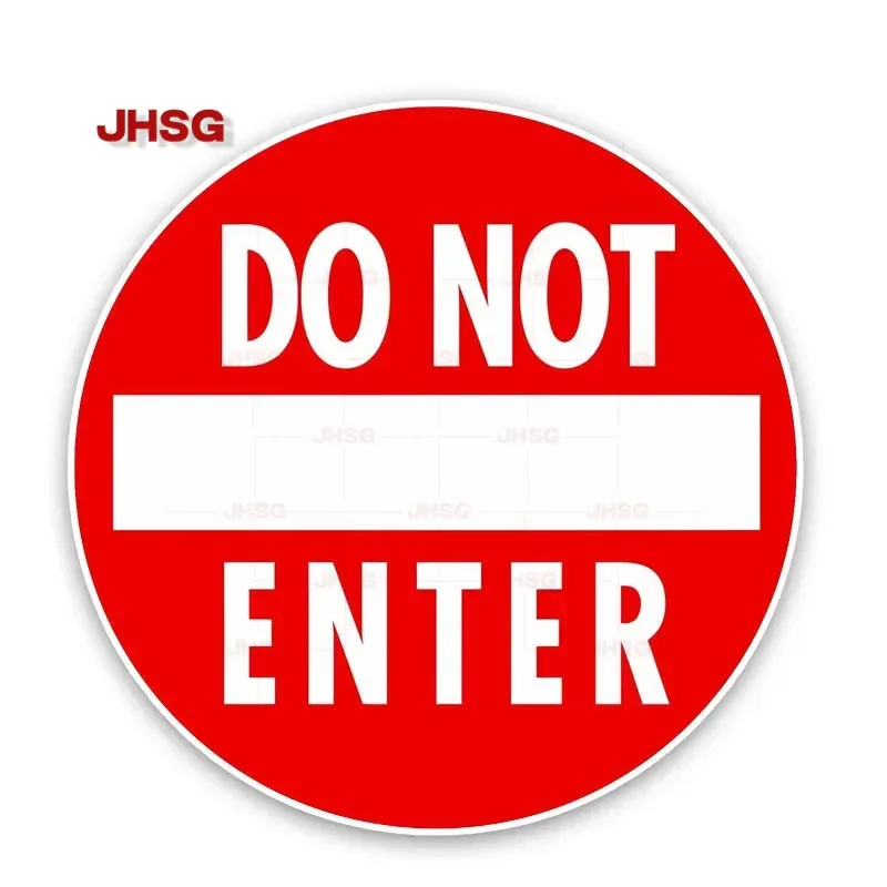 

Personality Funny Do Not Enter PVC Waterproof Decal Car Styling Decoration Sticker
