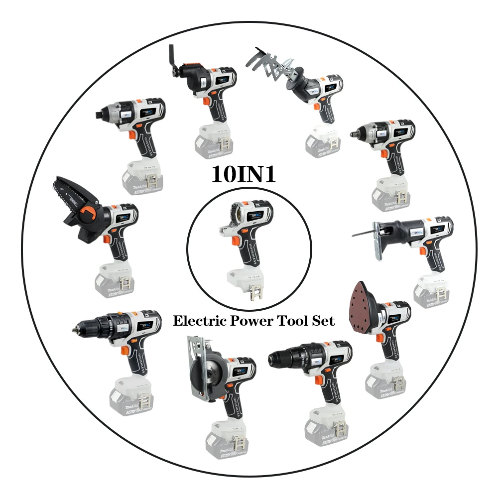 Imagem -06 - Drill Alternativo Saw Serra Oscilante Motorista Serra Circular Única Parte Acessório Nenhum Kit Combinado Newone12-in-1