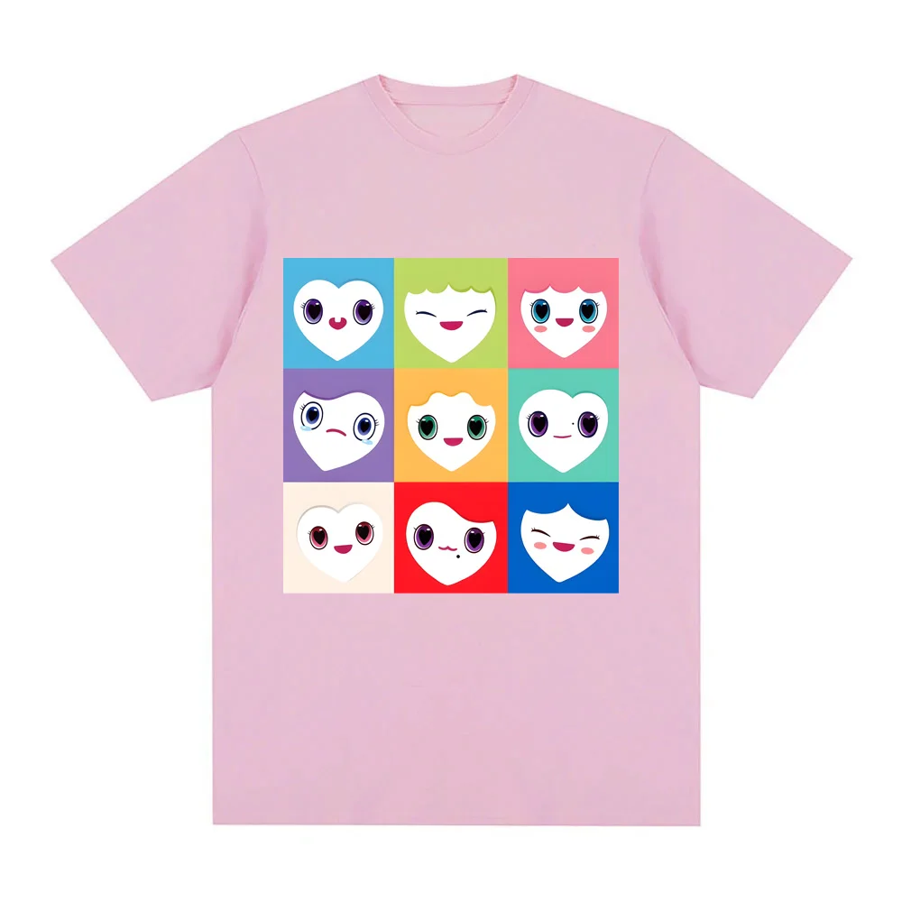 

TWICE Lovelys T-shirt for Spring/Summer Casual 100%Cotton Tee-shirt Short Sleeve High Quality Cute O-neck Short Sleeve TEES