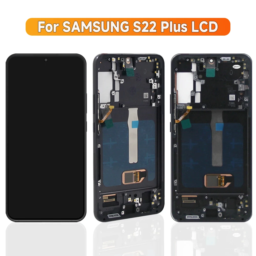 S22+ For Samsung 6.6\'\'For AMOLED S22 Plus S906B S906 S906W S906N S906E LCD Display Touch Screen Digitizer Assembly Replacement