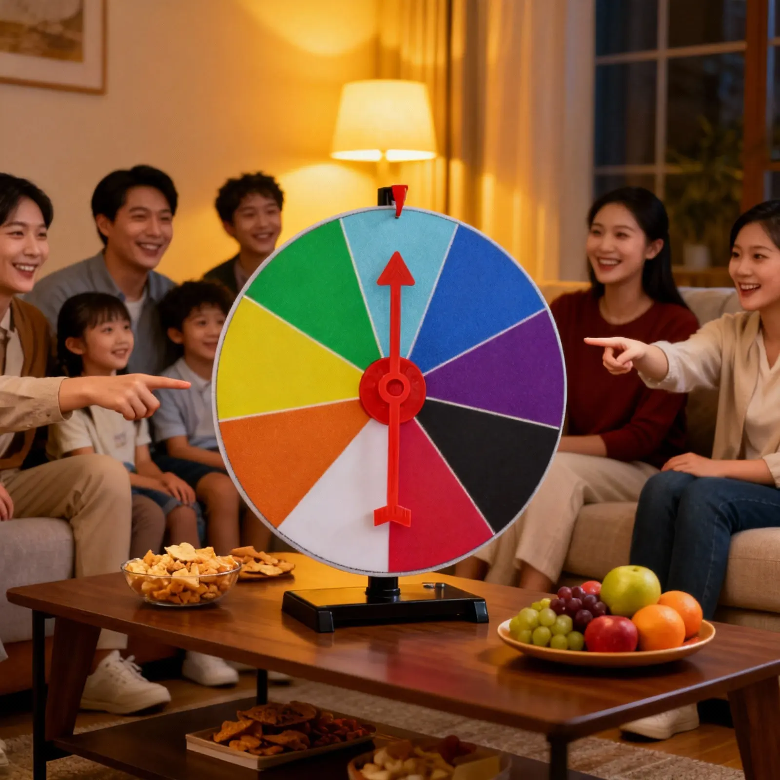 Customize Lottery Turntable Carnival Prize Lucky Draw Roulette Of Fortune Durable Smooth Spinning Reusable Party Game Prop Home
