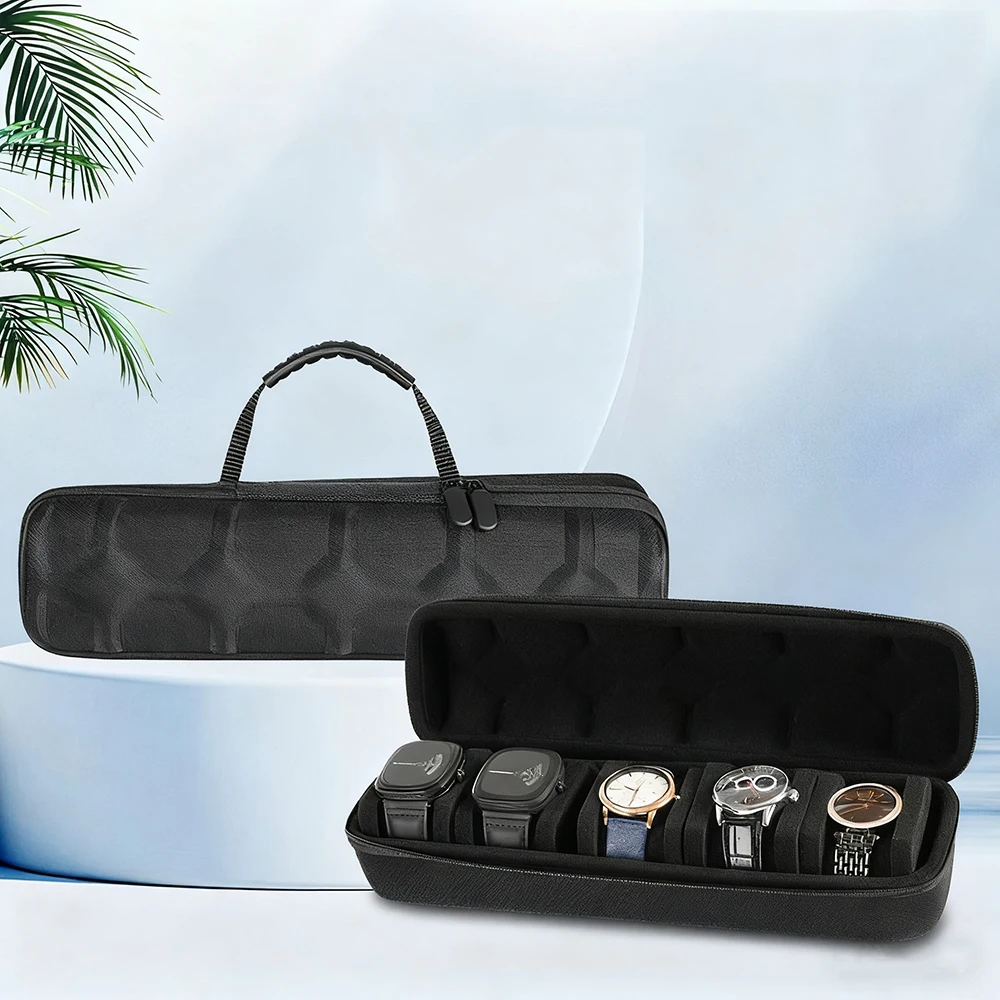 

5-сетка, дорожная коробка для часов, органайзер, портативная водонепроницаемая коробка для хранения часов, чехол для переноски часов, сумки для хранения подарков