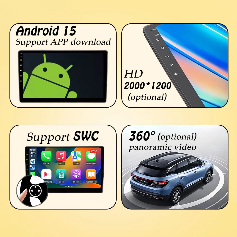 10 بوصة لرينو داستر HM 2 II 2019 - 2023 CarPlay راديو السيارة أندرويد 15 شاشة سبليت واي فاي نظام تحديد المواقع نافي مشغل متعدد الوسائط 2K QLED