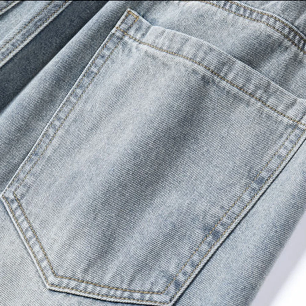 Brand New Men Clothing Beachwear Loose Fit Casual Distressed Washed Pants Brand New Condition Casual Style Shorts