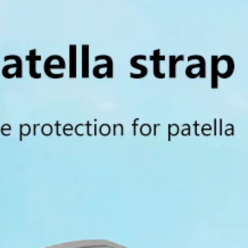 1 قطعة سيليكون الرضفة وتر حزام الركبة مرونة عالية مرنة الركبة دعم حماية ثابتة لثبات الرضفة #1