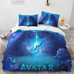 Movie Avatar The Way of Water Printed Bed Sets Exquisite Bed Supplies Duvet Cover Set Bed Duvet Set Luxury Bedding Set