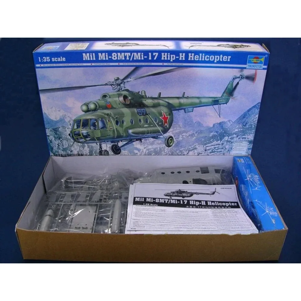 plastic-scale-model-kit-1-35-trumpeter-model-05102-mil-mi-8mt-mi-17-hip-h-helicopter