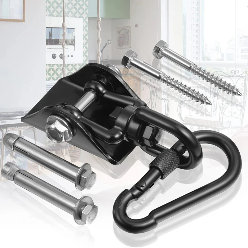 Ceiling Hook Hanging Chair 360ยฐ Rotate Swing Hanger 450KG Swing Suspension Hook For Punching Bag,Hammock,Yoga,Etc