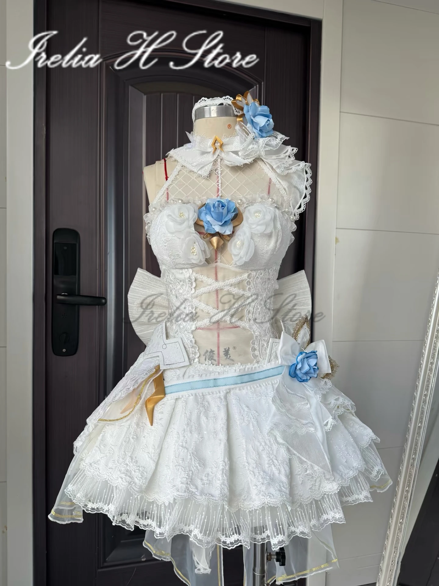 

Irelia H Store Honkai Impact 3, Рита Россweisse, карнавальный костюм, платье невесты в виде розы-оу, костюмы на Хэллоуин для женщин, индивидуальный размер