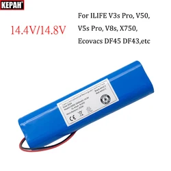 Original lithium battery For Ilife Zaco V3s V5s V8s Ecovacs DF45 DF43 V3 X3 V50 V55 V5Lpro 14.4V Robot Vacuum Cleaner parts