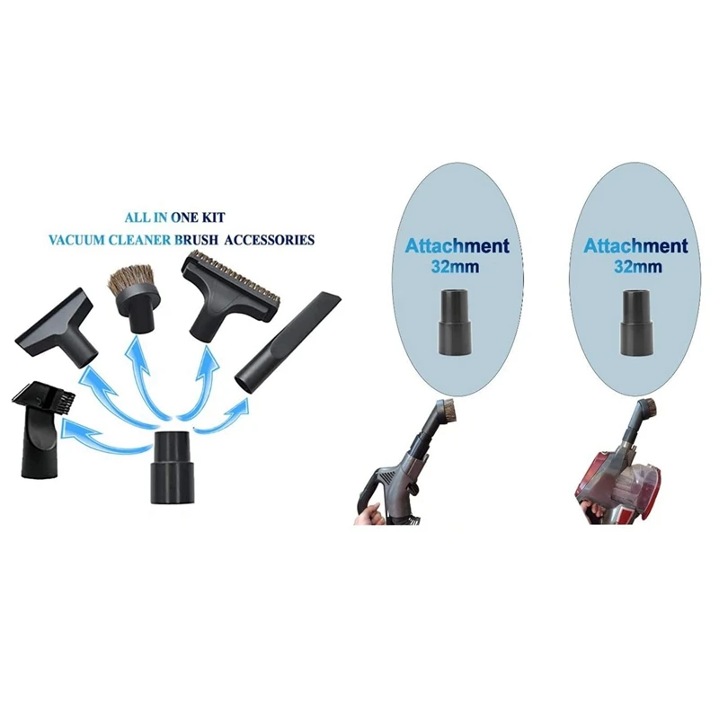 From 35Mm/38Mm/42Mm To 32Mm From 1 3/8 In To 1 1/4 In Adapter Vacuum Attachment Adapter