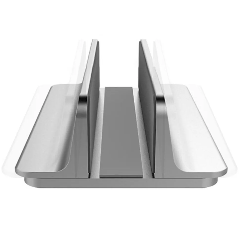 Space-Saving Vertical Laptop Stand Adjustable Anti-slip Aluminum Laptops Holder Rust-proof Stable Desktop Notebook Dock Home