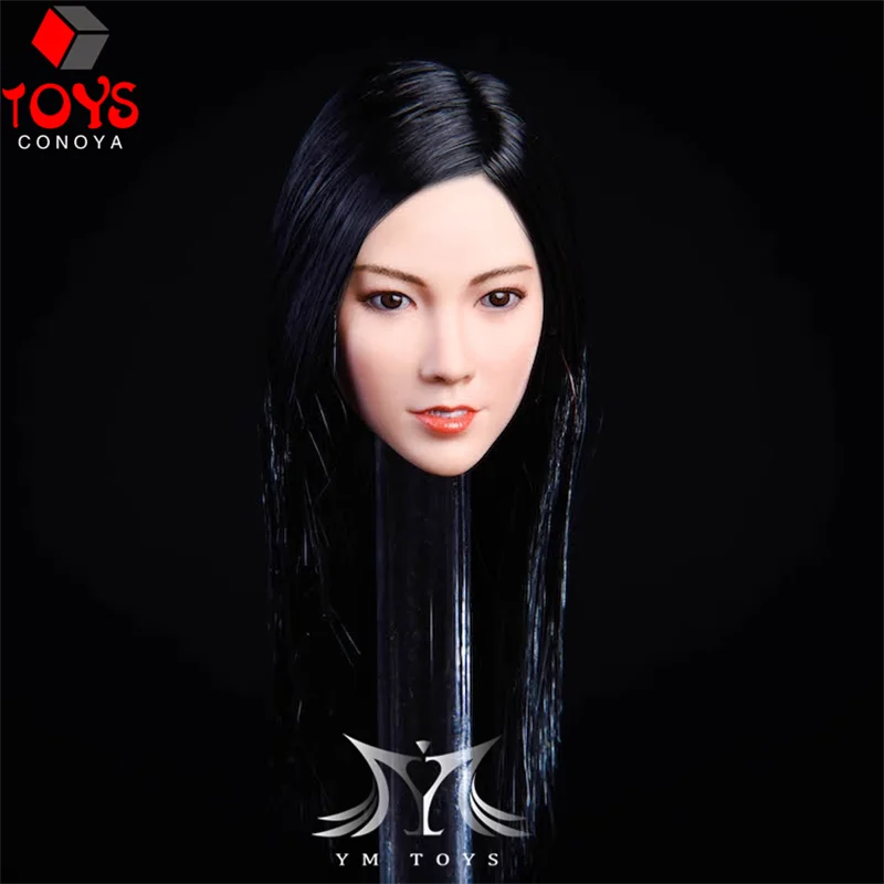 YMTOYS YMT021 1/6 Schaal Aziatische Schoonheid Qian Head Sculpt Model Fit 12 "Vrouwelijke Soldaat Action Figure Zonnebrand Huid Lichaam poppen
