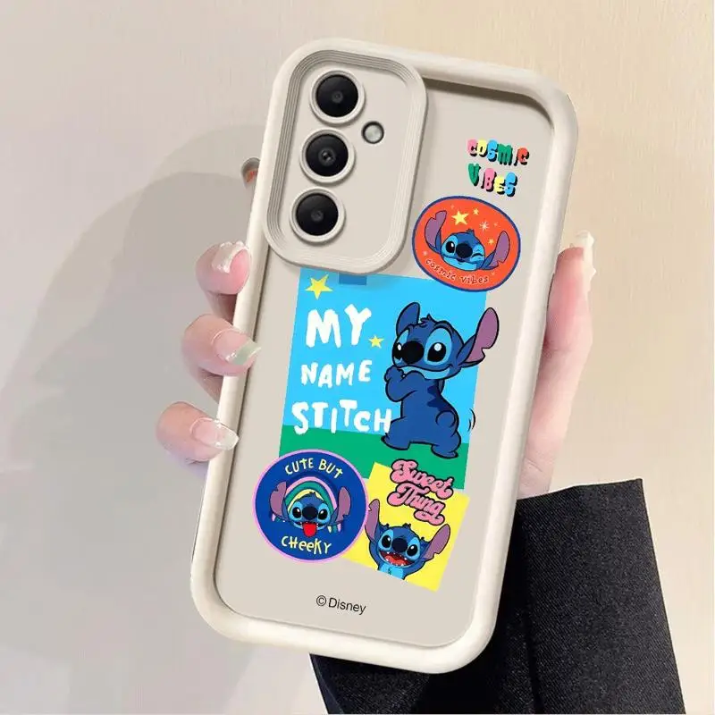 Phone Case for Samsung Galaxy A15 A25 A35 A55 A51 A71 A72 A73 A52 A52s A53 A54 5G TPU Silicone Soft Disney Stitch