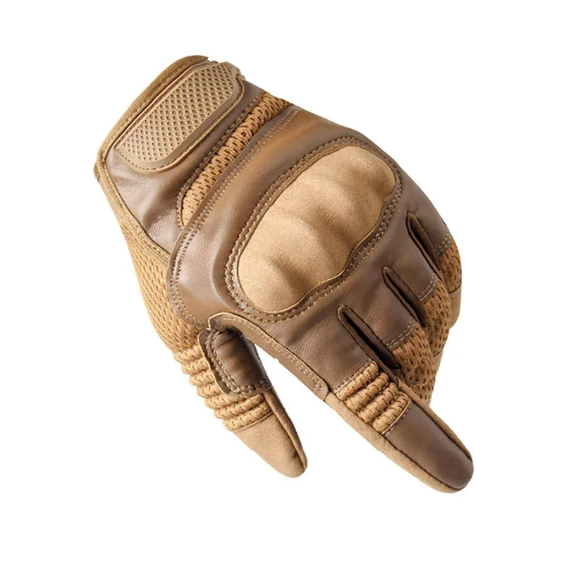 

Tactical Gloves Airsoft Touch Screen Gloves Men Hiking Hunting Knuckle Finger PU Leather Mittens