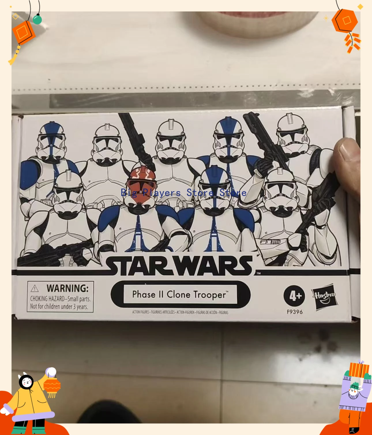 Spot Goods Hasbro Star Wars 3.75-Inch Clone Trooper 332nd 4-Pack Action Figure Set