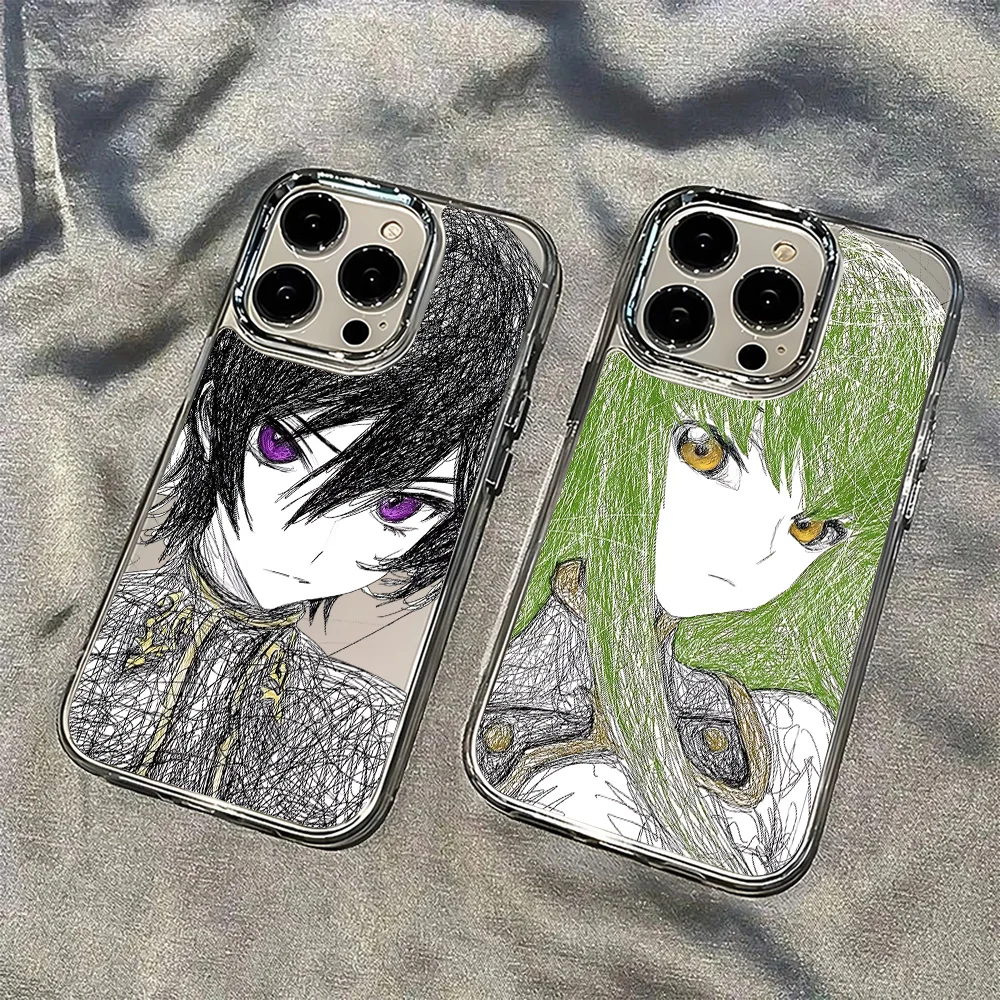 HOT luxury comic Code Geass Phone Case for Samsung Galaxy S25 S24 S23 S22 S21 S20 Note20 FE Ultra Edge Plus 4G 5G Soft Cover