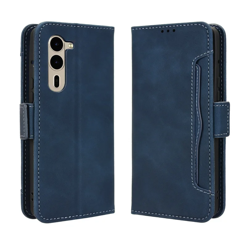 For Fujitsu Arrows WE2 Plus Case Premium Leather Flip Multi-card slot Cover For Fujitsu Arrows WE2 Plus F-51E Phone Case