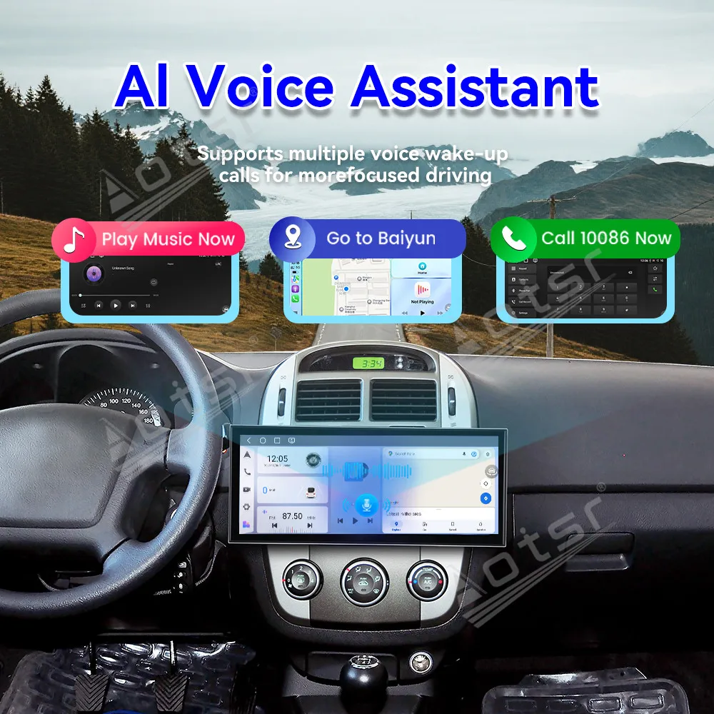 Modern Smart Car Radio 15.8 Inch HD Display Android 15 High Performance GPS Navigation Stereo Unit For Kia Cerato 2006-2012