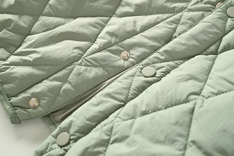 Lightweight Warm Stiched Cotton Ball Collar Winter Men Women Comfortable Windproof Cold Resistant Layering Cotton Coat
