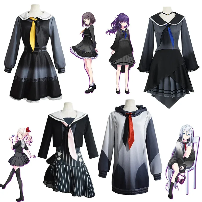 

Sekai Colorful Stage Feat Dress Akiyama Mizuki Yoisaki Cosplay Costume Kanade Shinonome Ena Asahina Mafuyu Halloween Outfit Gift