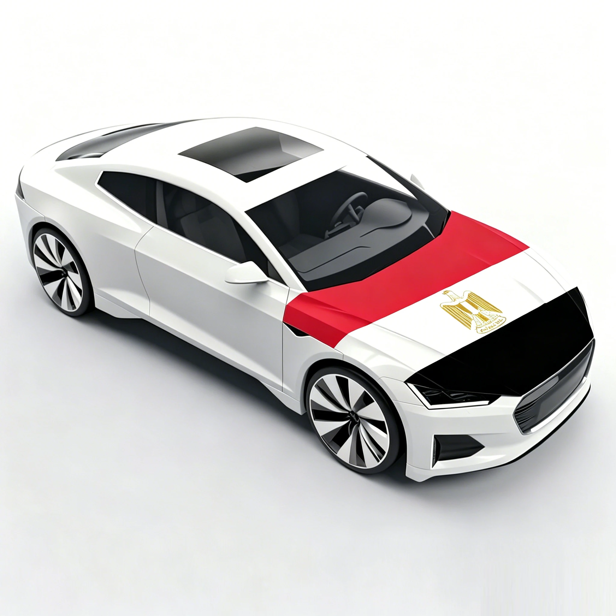Car Accessories Egypt - 3.8x53ft Egypt Flag Car Engine Hood