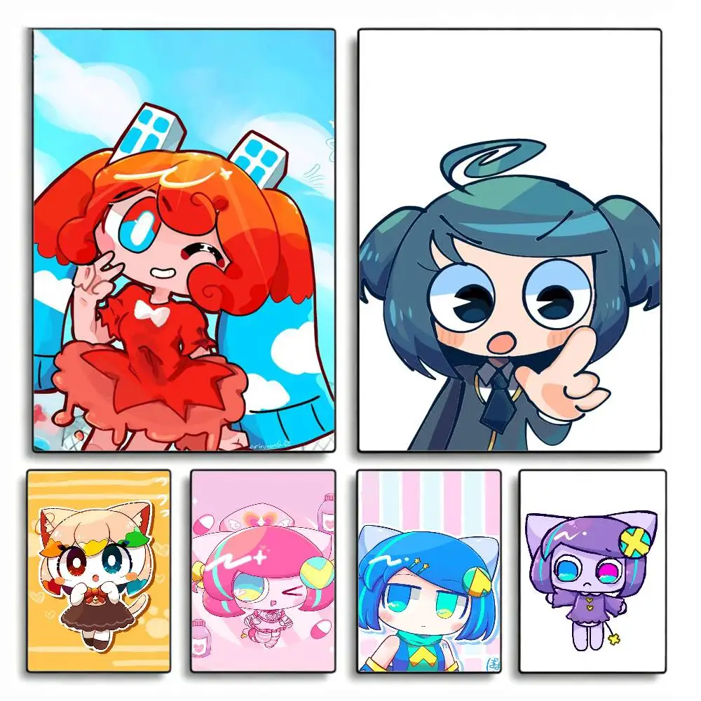 Chibi Q-Quirky Creator Pepoyo Poster HD Self Adhesive Waterproof Wall Art Ideal for Home Office Dorm Gift