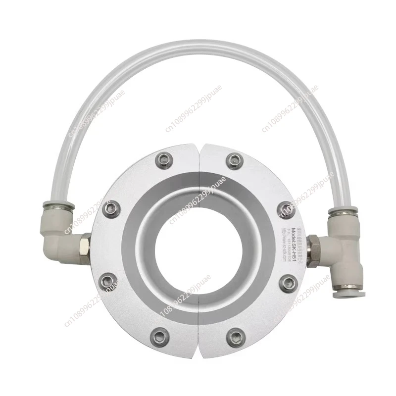 

Aluminum alloy annular air knife PVC stainless steel round air blowing air ring 360 degree water removal and drying
