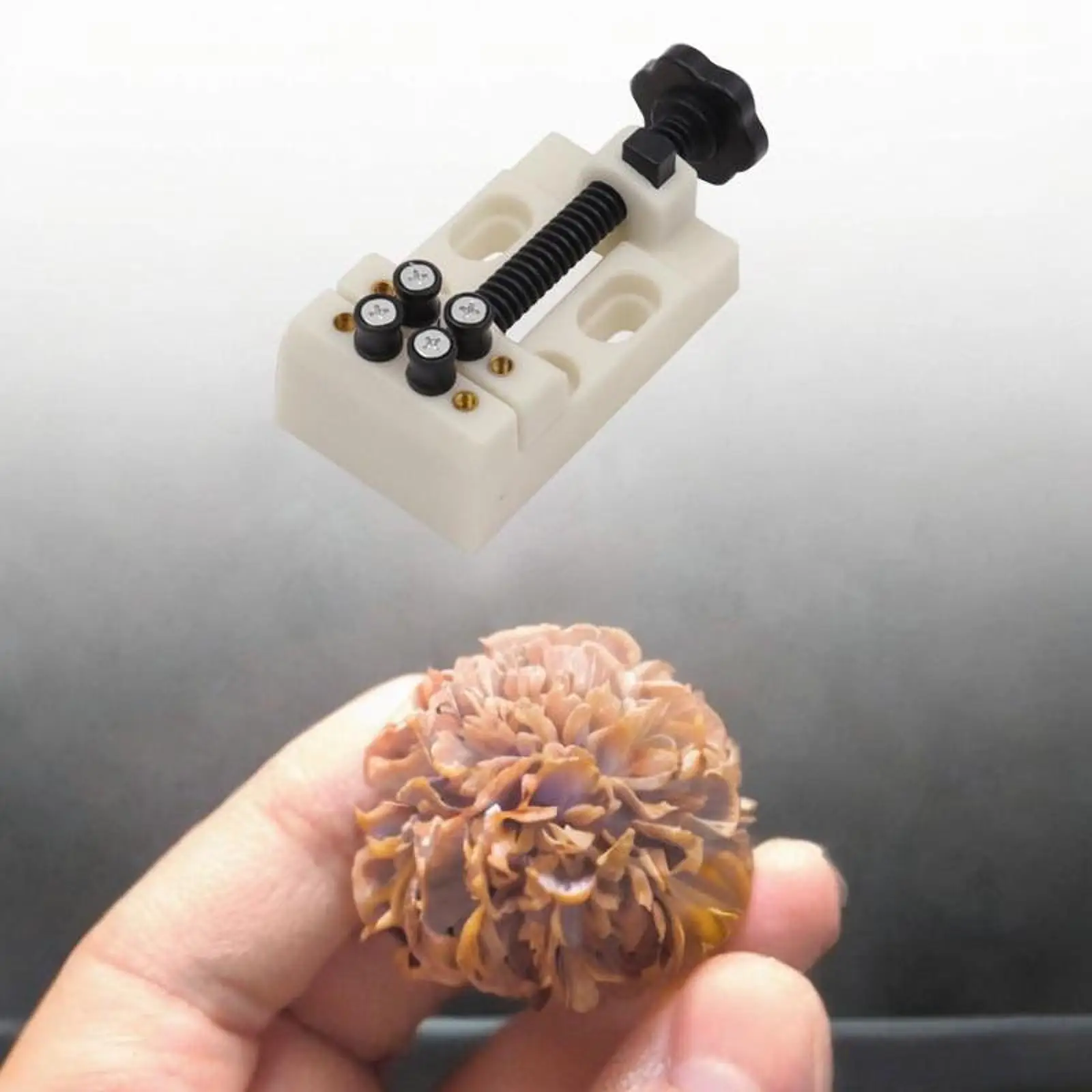 Mini Drill Press Vise Clip Parallel Vise for Bed Tool Jewelry Craft Carving