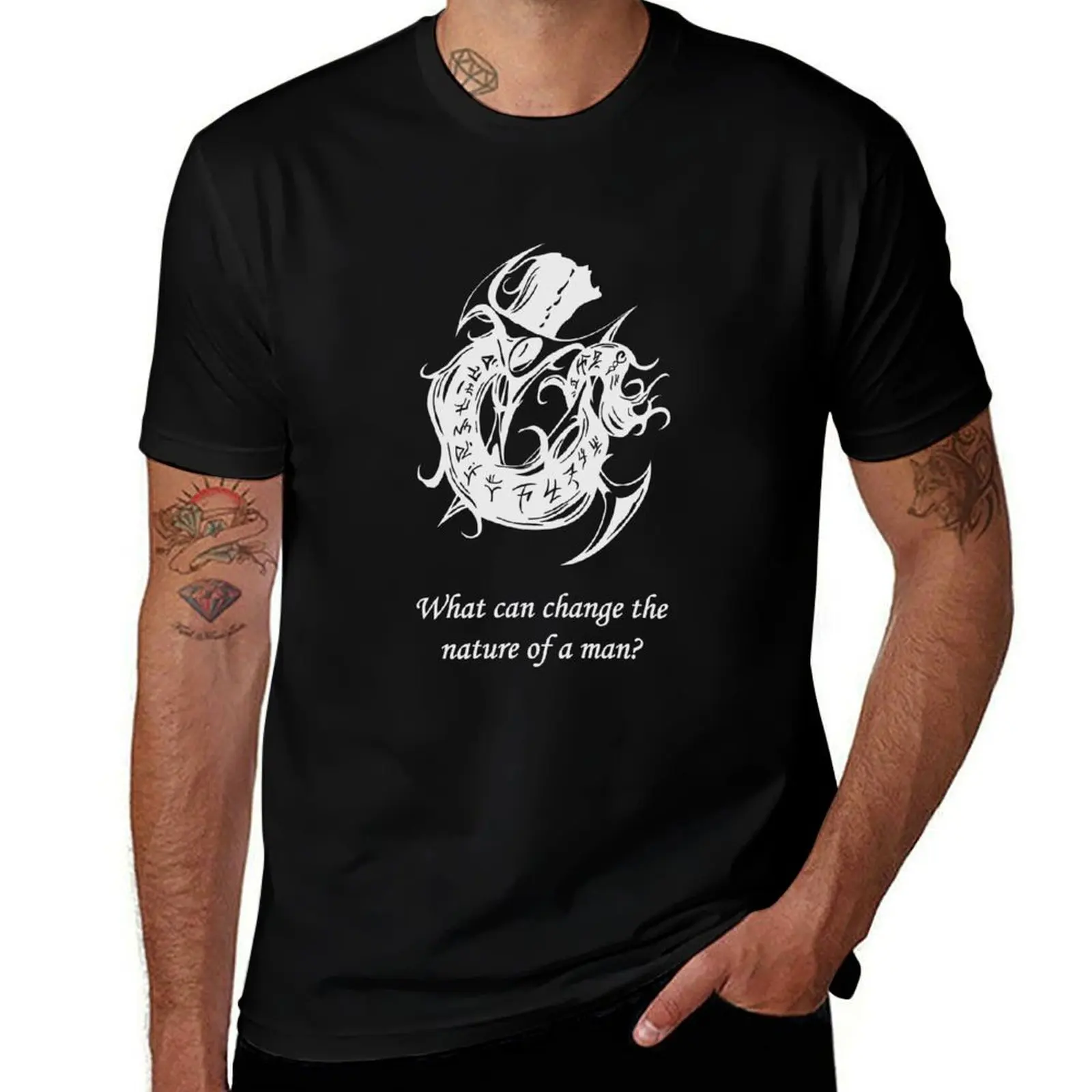 

PS: Torment [White] T-Shirt man t shirt cotton high quality g man t shirts for men T-Shirt