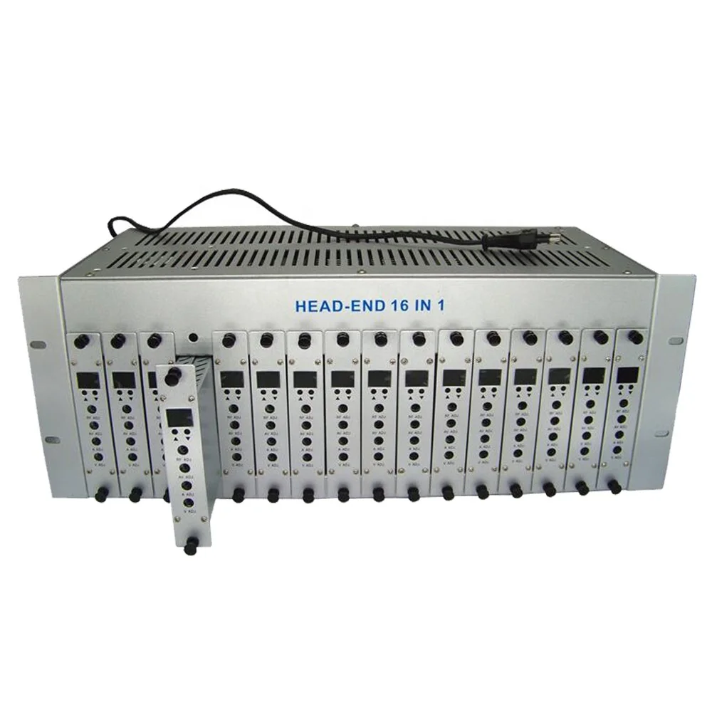 

Yatai CATV Analog Headend System 16 Way Agile Adjacent cable tv Modulator