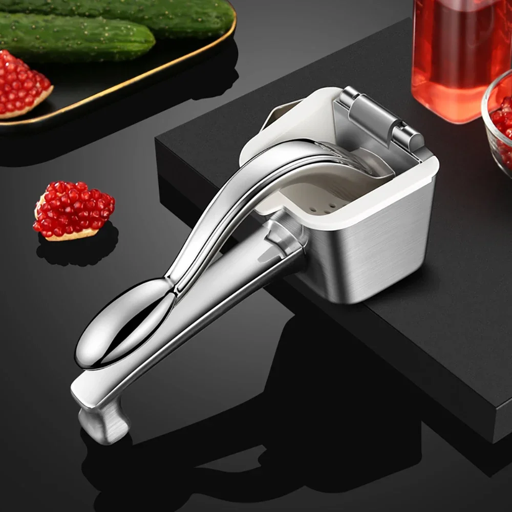 

Heavy 304 Stainless Steel Lemon Squeezer Manual Citrus Orange Fruit Juicer Large Capacity Juice Press Juice Machine Kitchen Tool