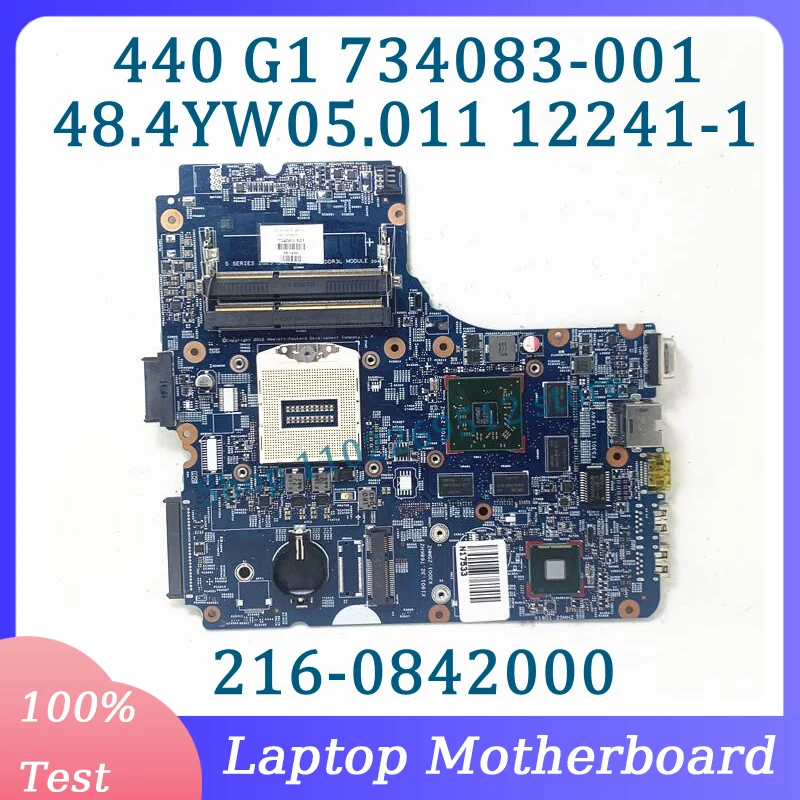 

734083-001 734083-501 734083-601 12241-1 For HP 440 G1 450 G1 Laptop Motherboard 48.4YW05.011 216-0842000 100% Full Working Well