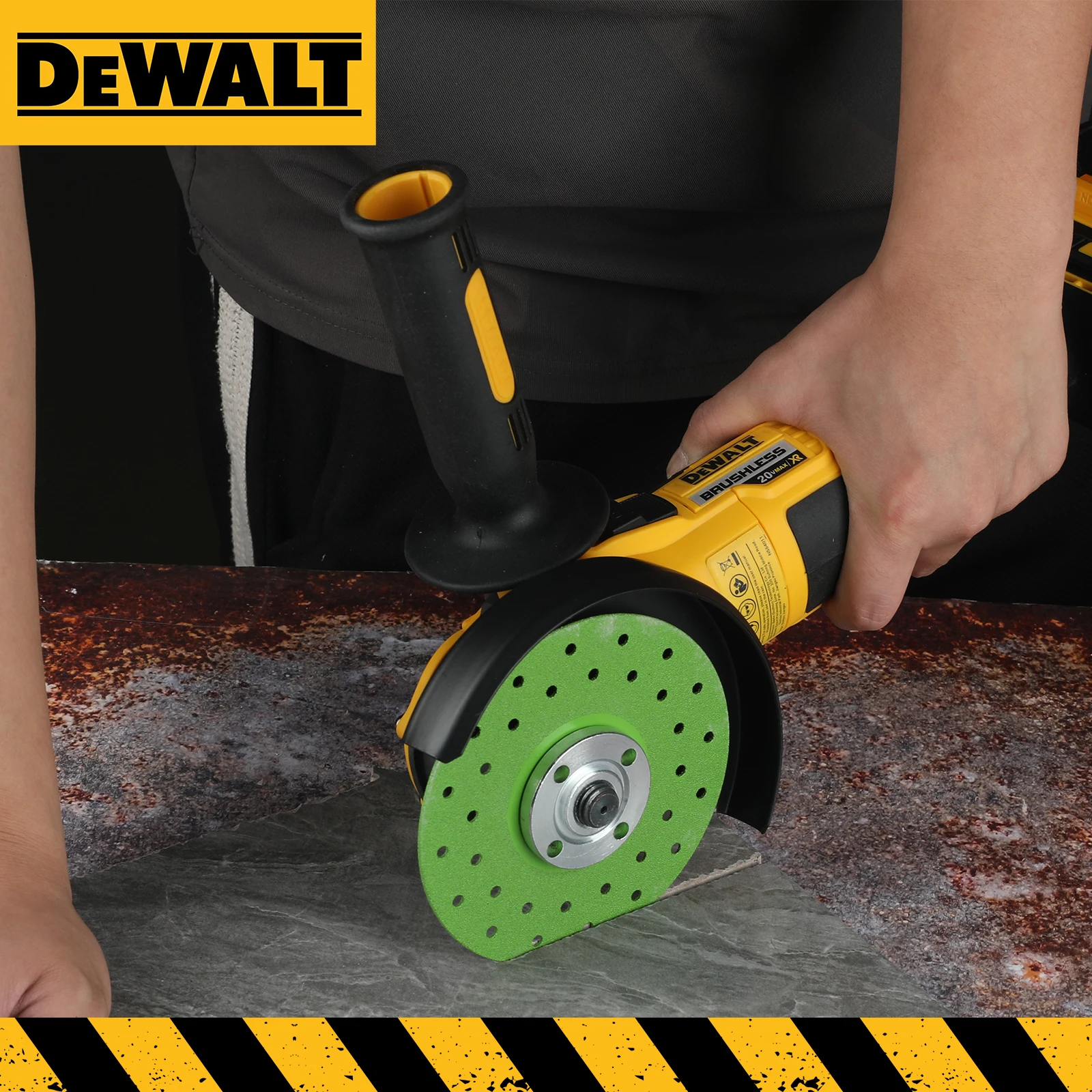 DEWALT-DCG409 angle grinder, 2 - đánh giá và giá Brushless Angle Grinder Battery Powered