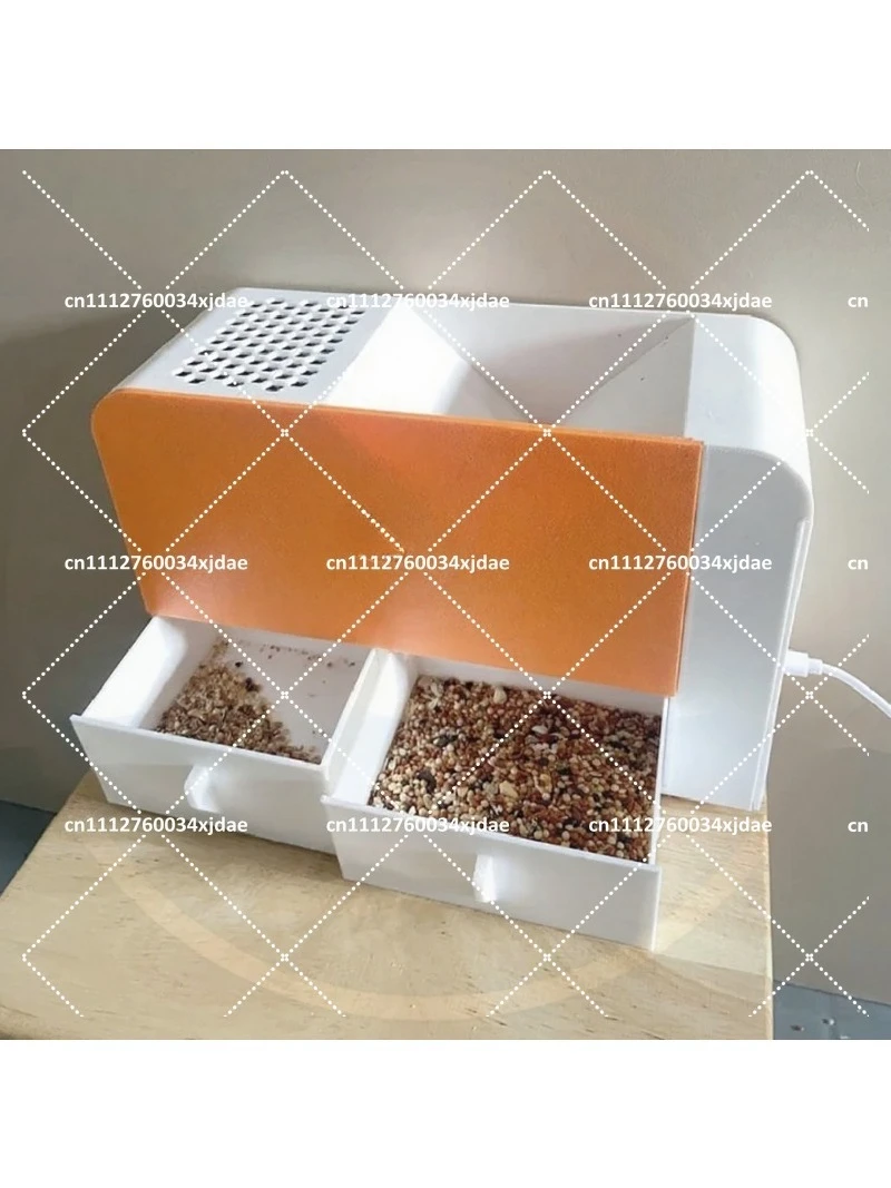 Bird Seed Winnower Machine, DIY Grain Husk Blower for Cleaning Seeds