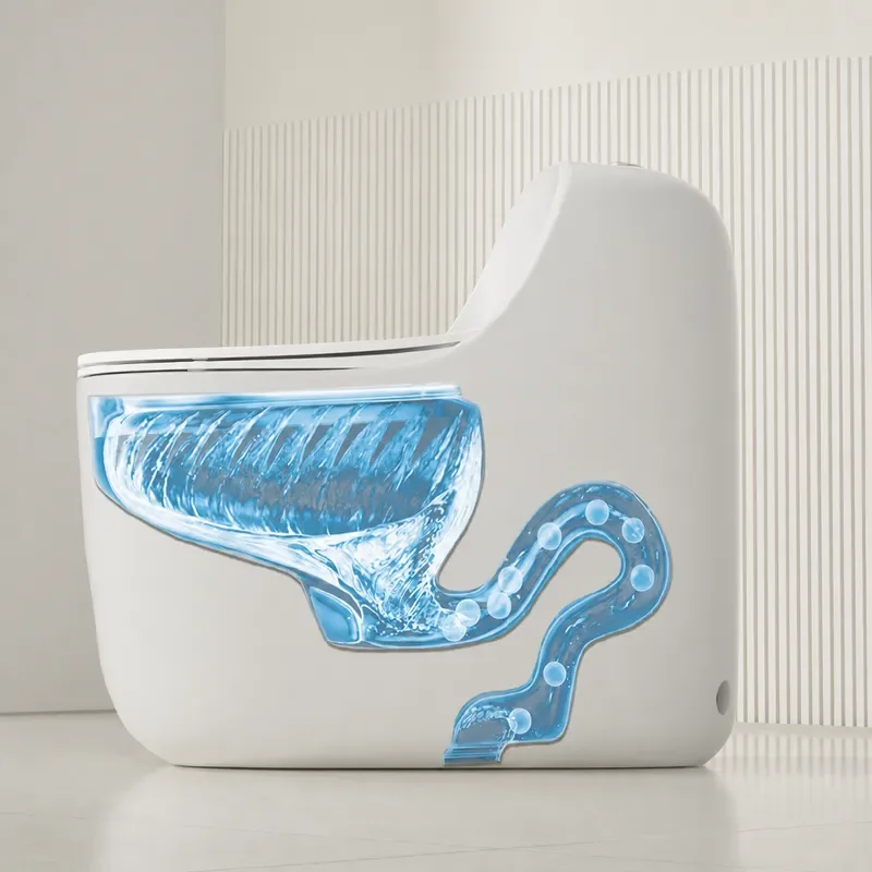 Household Creative Egg Shaped Toilet 10 Inch Anti Clog Large Pipe Deodorant Anti Freeze Crack Siphon Water Saving Commode