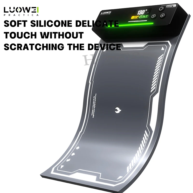 LUOWEI LW-HP3 LCD Screen Heating Separator with Dust Detection Light For iPhone Samsung Screen Pre-Heating Remove Pad