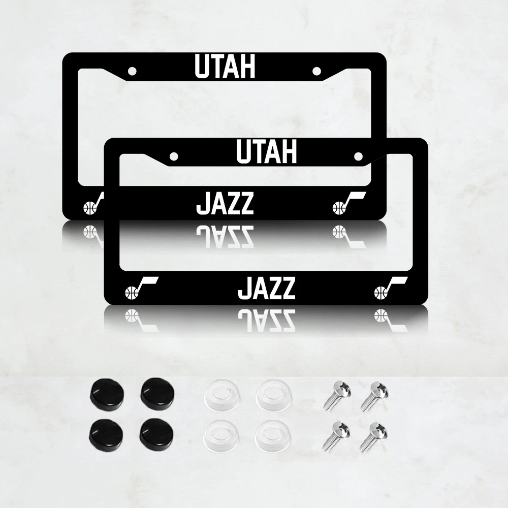 إطار لوحة ترخيص JAZZ حامل لوحة ترخيص للأرضيات الشعبية لعلامات السيارة الأمامية والخلفية لتزيين السيارة المضحكة #2