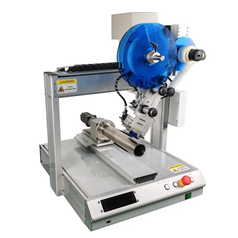Customizable Automatic Labeling Machine Servo Motor Drive Automatic Tape Cutting Labeling Machine for Industrial Packaging