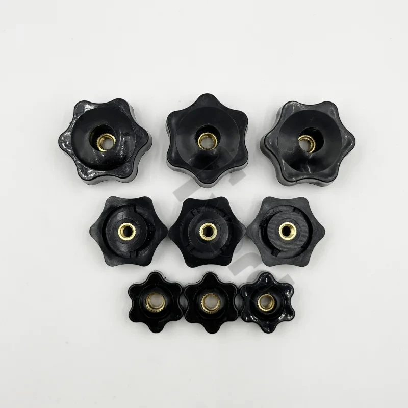 

Tighten Nut Plum Hand Tighten Nuts Handle Thread Star Mechanical Black Thumb Nuts Clamping Knob Manual Nuts M4 M5 M6 M8 M10 M12
