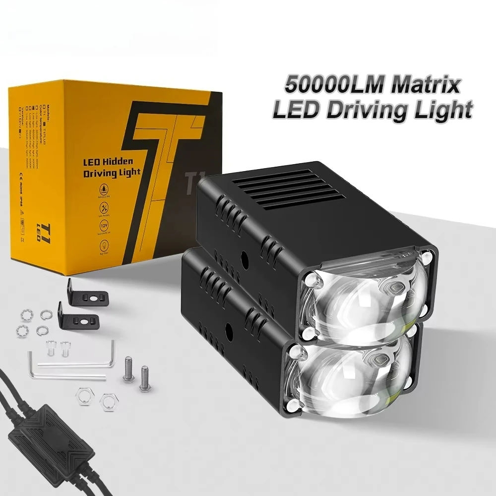 

Slim T1 Plus T2 50w Light Emitting Diode Headlight Mini Running Light Car Motorcycle Bicycle Auto Parts Fog Light