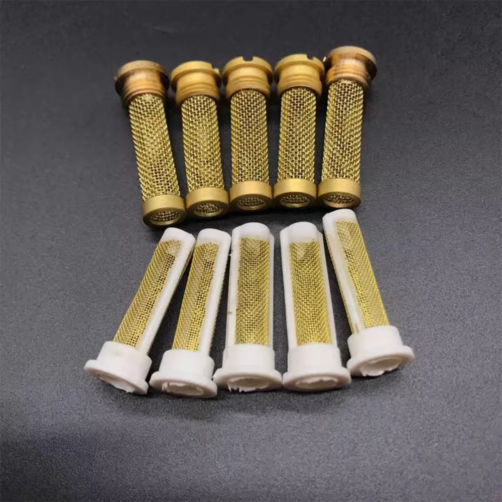 فلتر مضخة وقود نحاسية صغيرة ، M14 * ، فلتر ديزل ، أجزاء حفارة لولبية مجوفة لأنبوب الزيت