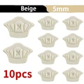 White 5mm 5pcs