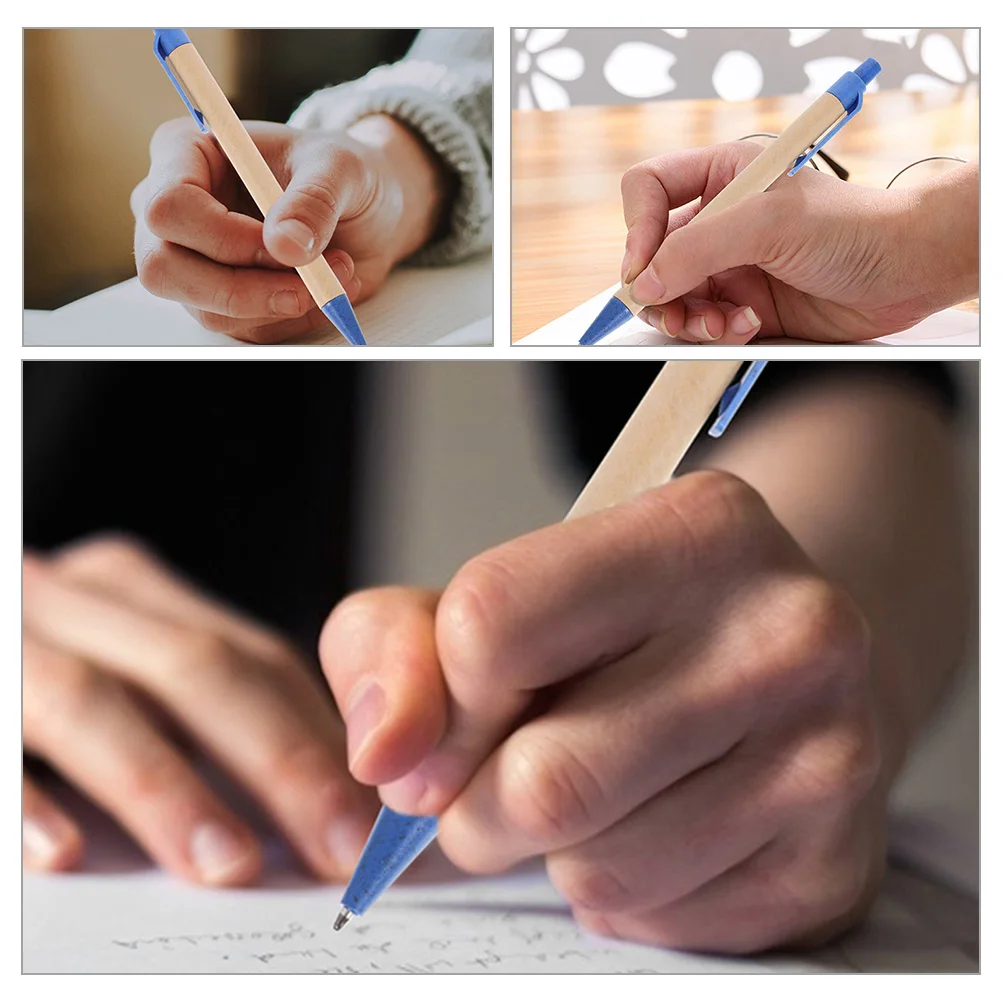 

8pcs Retractable Ballpoint Pens Smooth Writing Office School Stationery Multi-Function Ergonomic Portable Pens For Classroom