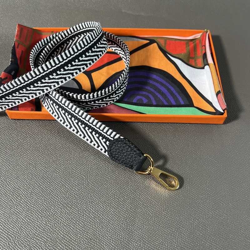 Hot 2.5cm Wide Togo Pattern Leather Woven Canvas Shoulder Strap Bag Strap for Evelyn Mini Bag Accessories DIY