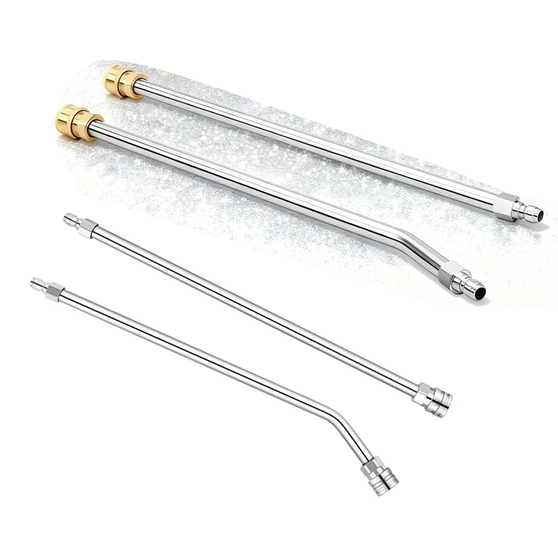 

Удлинительная насадка для мойки высокого давления, 1/4 дюйма, быстросъемная, изогнутая и прямая, 2 шт.