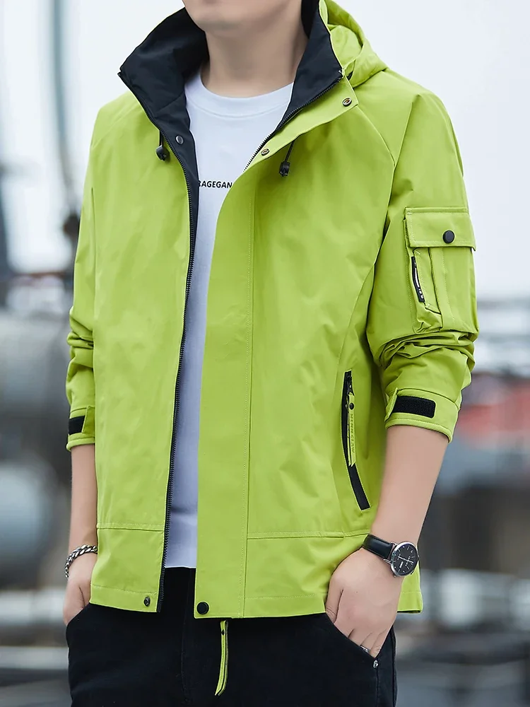 

Горная уличная ветрозащитная и водонепроницаемая штурмовая одежда, новая весенняя модная брендовая одежда для альпинизма, повседневная куртка для мужчин