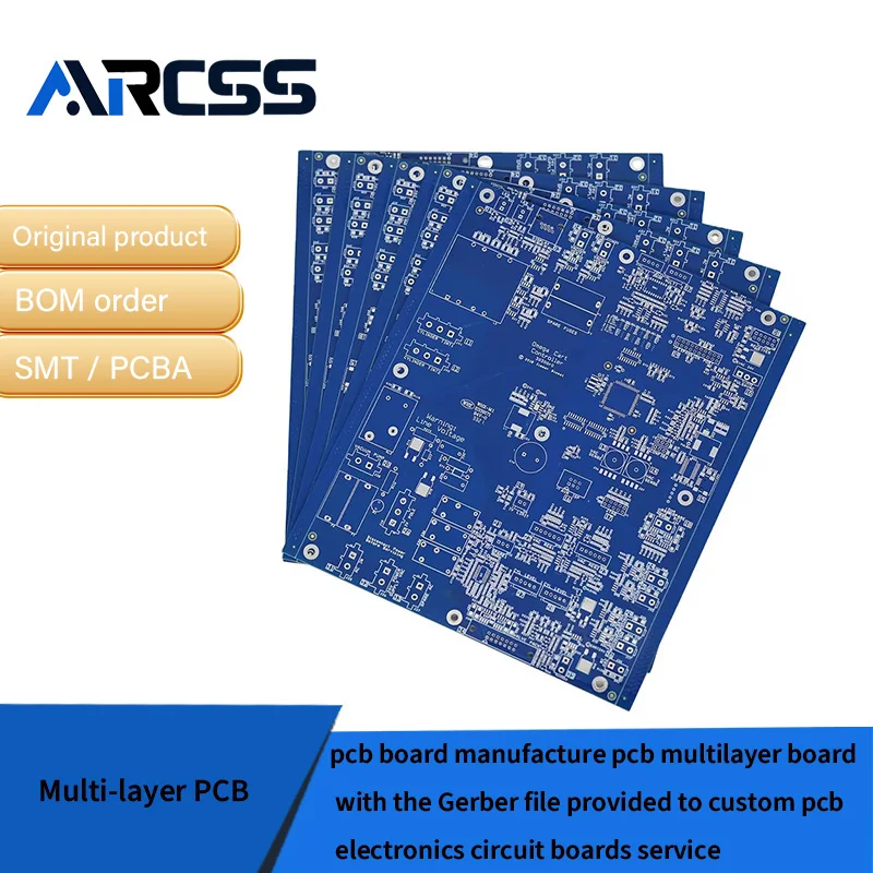 

Производство печатных плат Многослойная плата печатной платы с файлом Gerber, предоставлена на пользовательские услуги печатных плат электроники