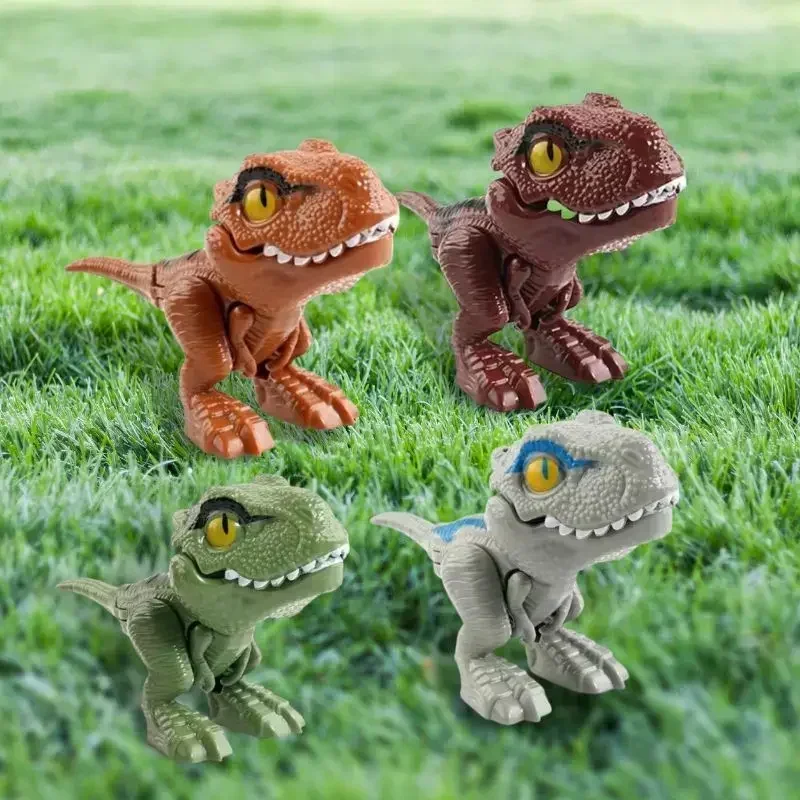 Cool Simulated Dinosaur Model Kids Toys Body Joint Movable Animals T-rex Tabletop Display Home Decor Birthday Christmas Gifts