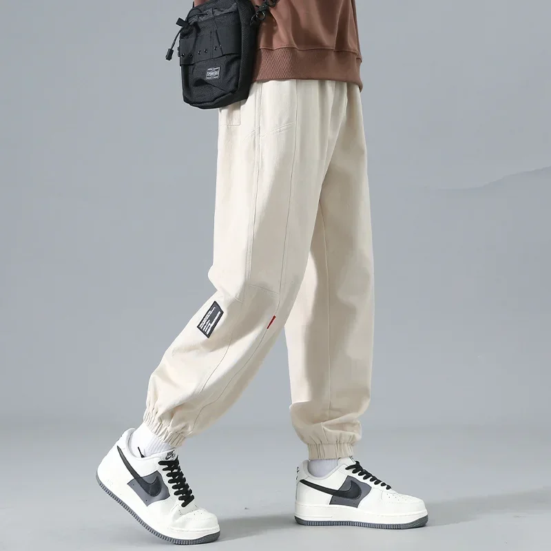 

Autumn Men's Casual Joggers Baggy Cargo Pants Y2K Streetwear Harem Trousers Hombre Techwear Military Classic Track Sweatpants